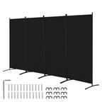 Paravent 4 panneaux pliable - vue principale