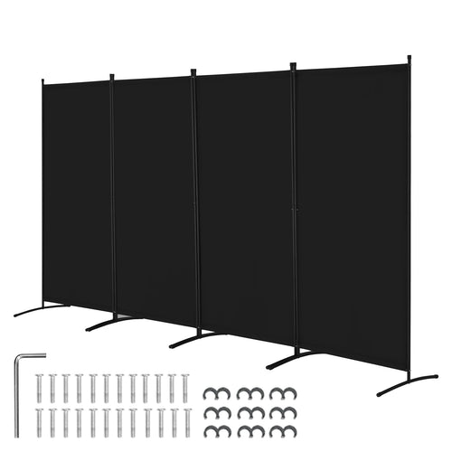 Paravent 4 panneaux pliable - vue principale