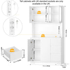 Buffet de rangement LED - dimensions